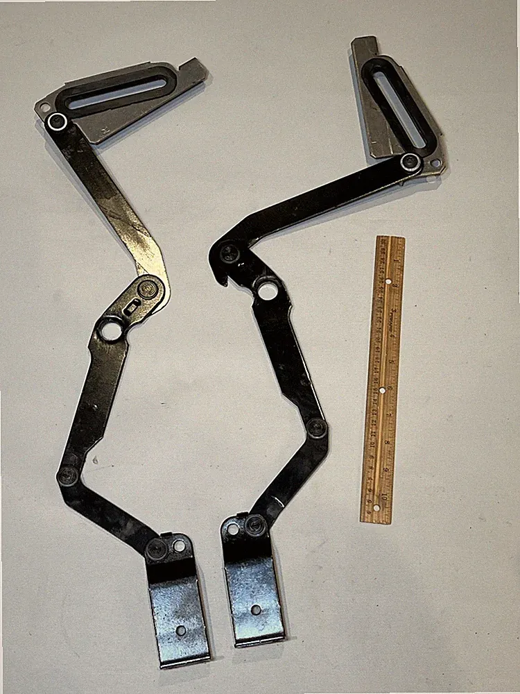 (2) LA-Z-BOY Lazy Sofa Recliner Seat Slide Sliding Plastic & Metal Bracket (H6)