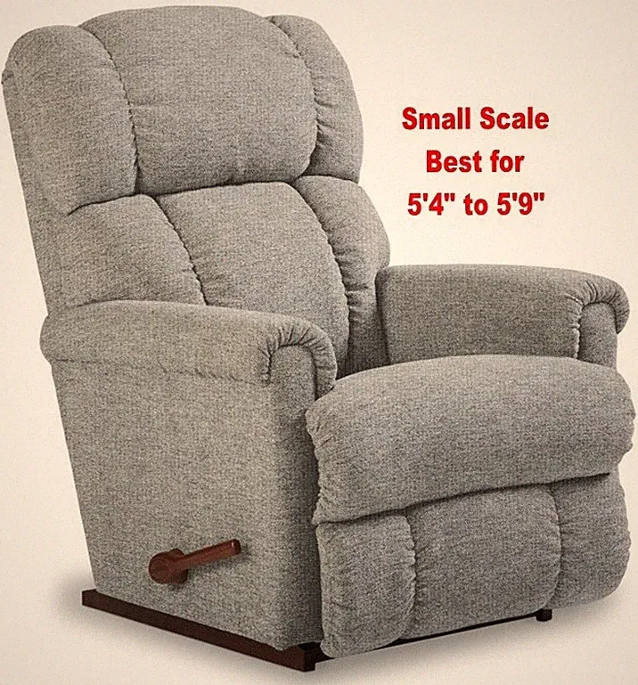 Ash Gray La-Z-Boy Rocker Recliner Lazy Boy Chair Lazyboy Recliners Smaller Scale