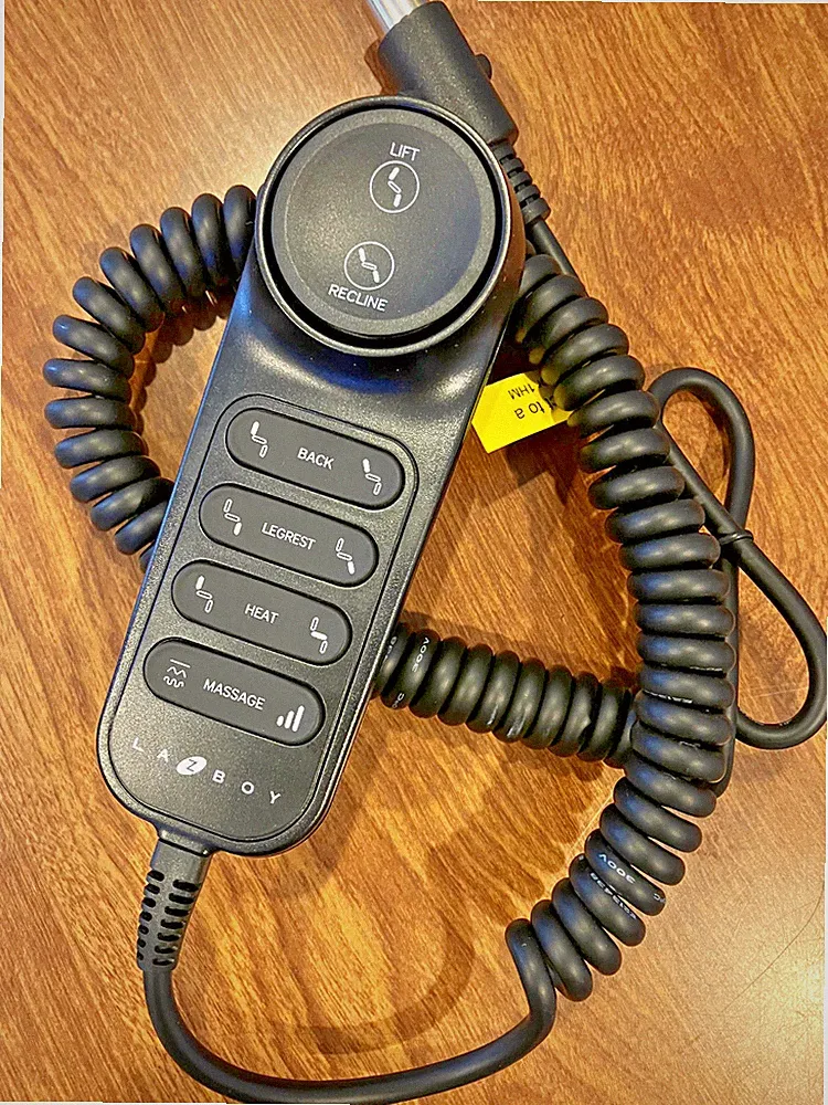 La-Z-Boy 10.000088 (BRAND NEW) Power Chair Remote HSC-LAZ-P10LCHM Heat & Massage