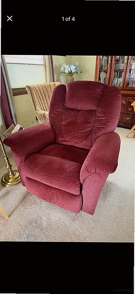 La-Z-Boy Jasper Garnet Manual Rocking Recliner