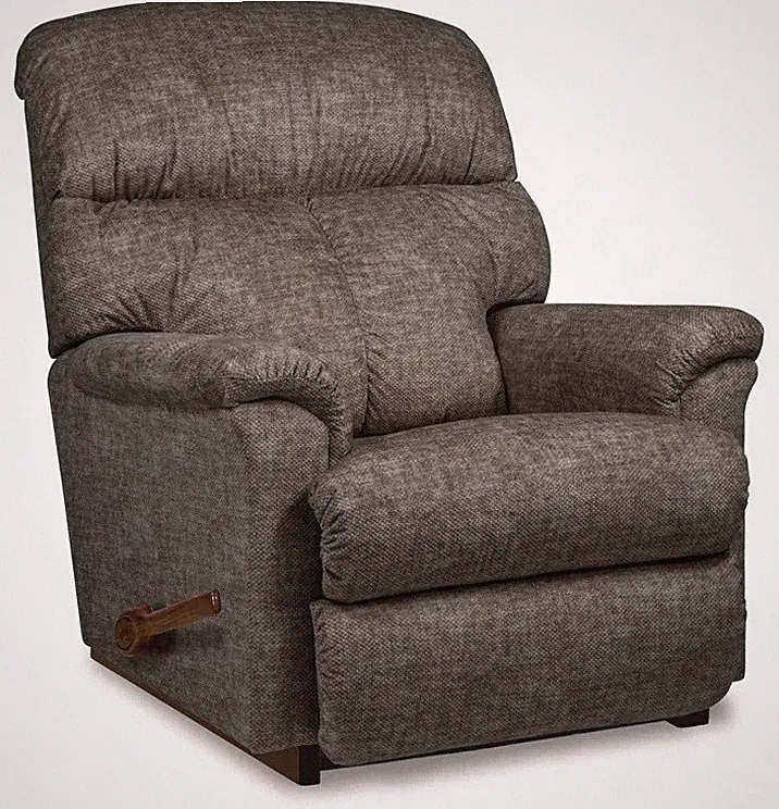 La-Z-Boy Stone Gray Rocker Recliner Lazy Boy Chair Arm Chairs Lazyboy Recliners