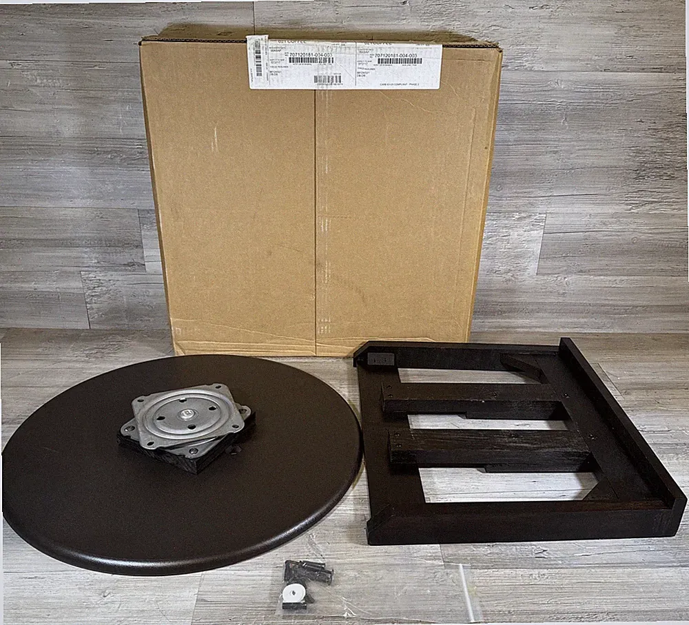 La-Z-Boy Tall Swivel Base Assembly Coffee OEM Part Made In USA READ DESCRIPTION