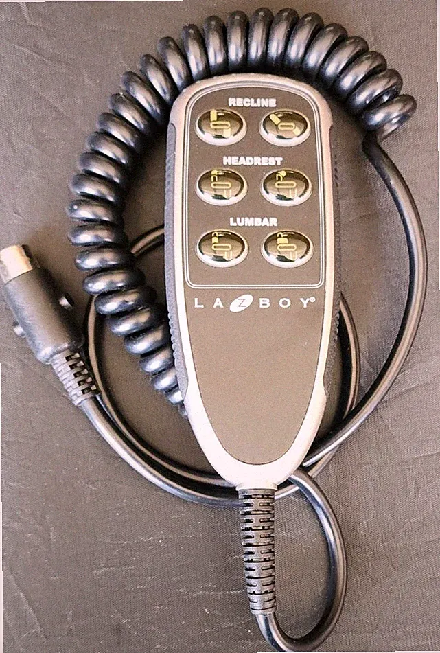 New OEM inSeat 11870u La-Z-Boy 10.000050 6 Button Electric Recliner Remote