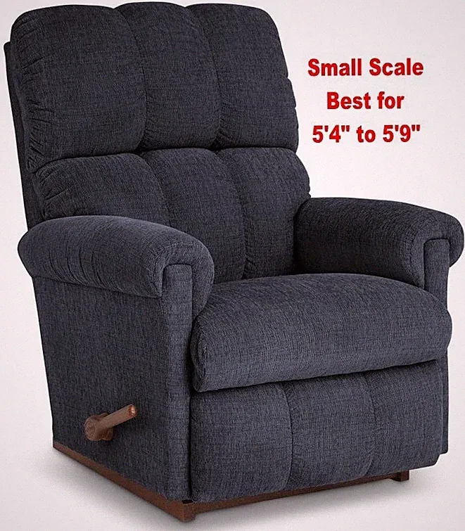 Smaller Scale Blue La-Z-Boy Rocker Recliner Lazy Boy Chair Lazyboy Recliners NEW